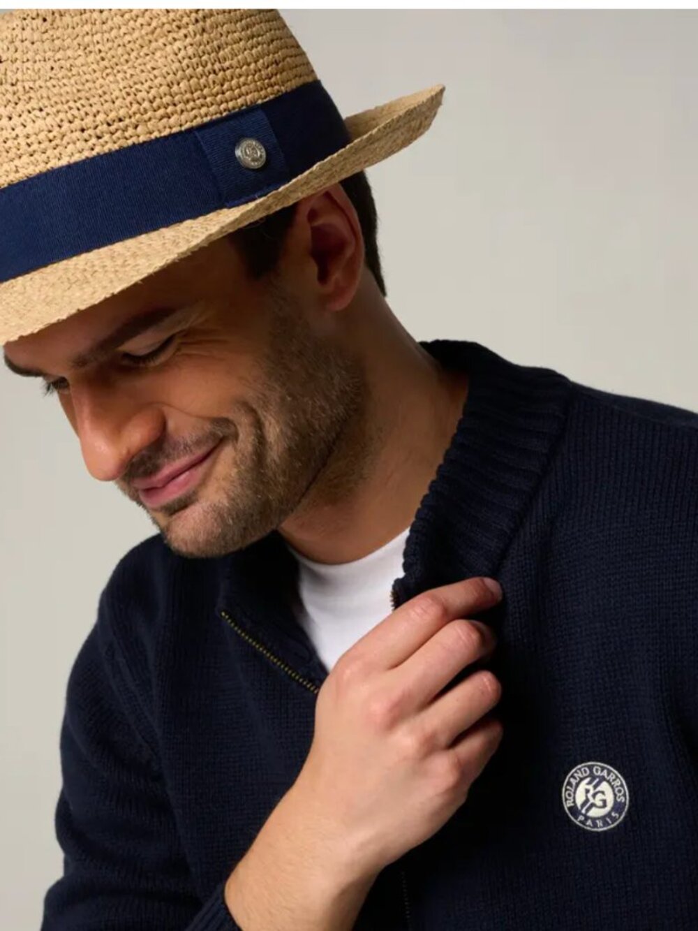 NWT Trilby in Raffia Roland-Garros - Panama Hat